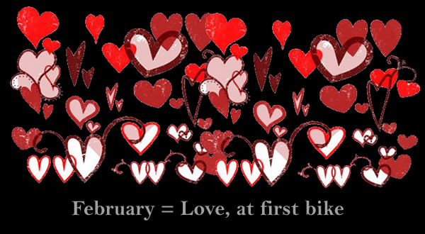 February = Love at first bike