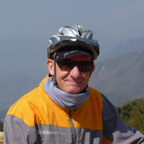 Graeme At Tram Ton Pass on last Tour d'Indochine