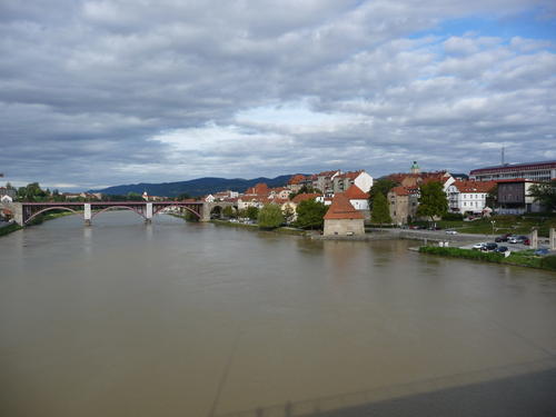 P1040108 View of Drava River in Maribor