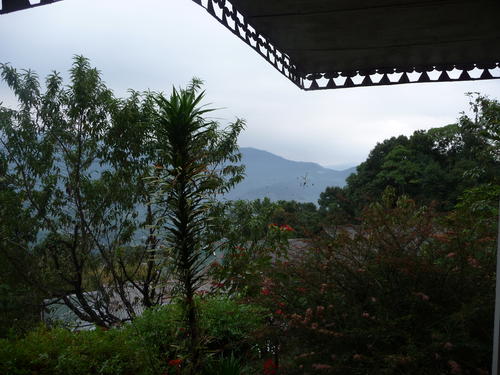 View from my room at the Teen Taley Eco Lodge
