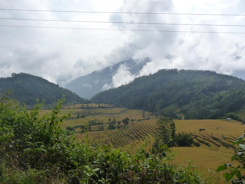 Their were some great views coming down from Rumtek