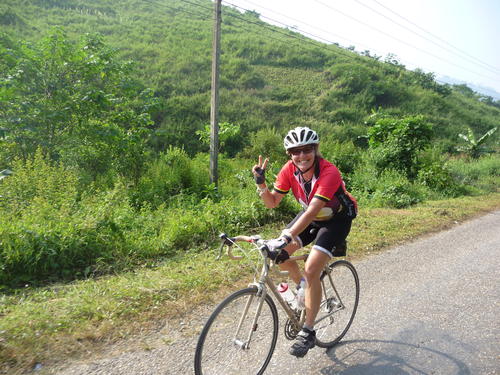 Beth on the road to VV