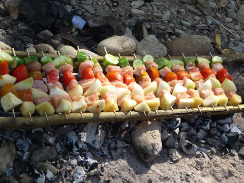 Our BBQ lunch.