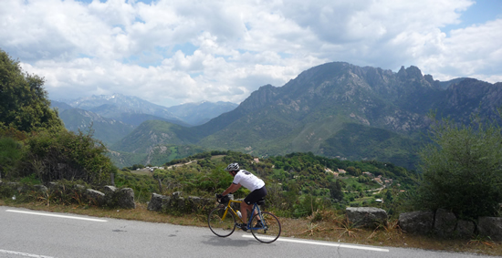 John on the way to Evisa in Corsica, May 2011