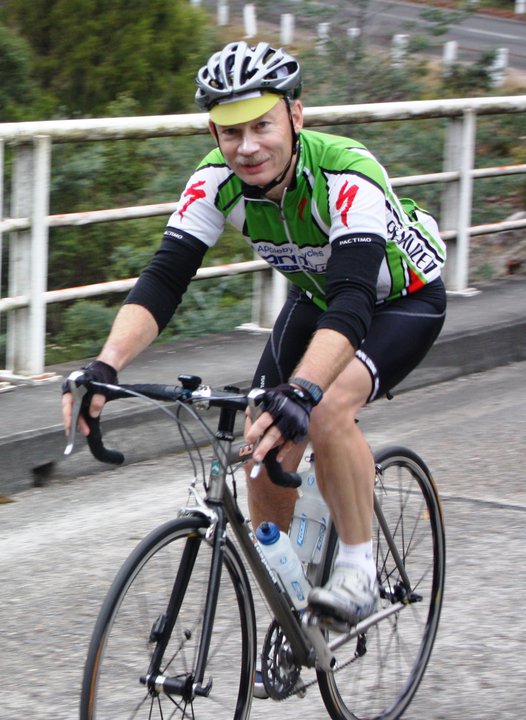 shawn If Shawn looks serious about his riding, there is a reason for it. He is! He came in at 5 hrs 53 min in the Mountains of Misery. If you have done that ride you know what that means.