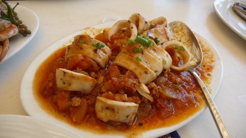 P1050294 Stuffed squid...we had to order more.