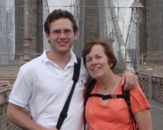 Greg and Hope.   Not sure where this is....on a bridge somewhere.