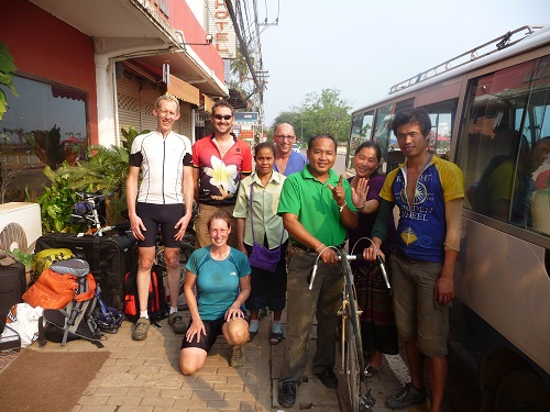 Thanks again guys!   Have a safe journey home!   and thanks to Mr Dwight for donating his bike to Daolit.  